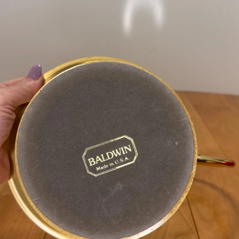 Baldwin Brass Chamberstick Candle Holder – Large 10.5